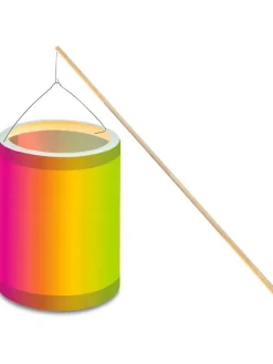 URSUS Partyzubehör & -Dekoration<Laternen-Bastelset "Regenbogen" in Bunt