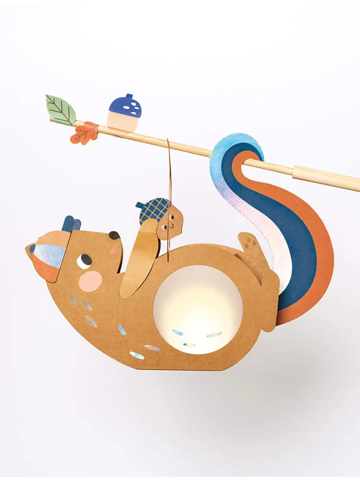 folia PAPER Kreativbedarf & Do-It-Yourself<Laternen-Bastelset "Squirrel" in Orange - ab 5 Jahren