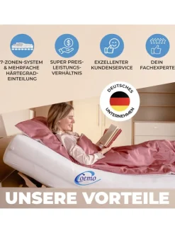 Coemo Betten & Matratzen<Lattenrost ERGO K 70x200 verstellbar in Natur