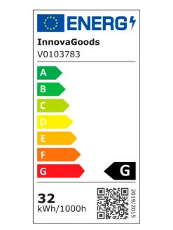 InnovaGoods Lichterketten & Deko-Leuchten<Lavalampe mit Lautsprecher in Schwarz - (H)42 x Ø 10,7 cm