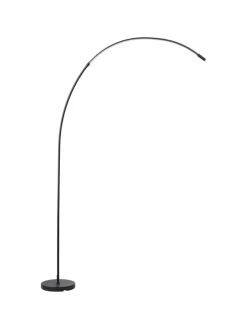 Brilliant Stehleuchten<LED Bogenlampe, 170 cm, 1300 lm, 3000-6500 K, dimmbar, CCT, schwarz