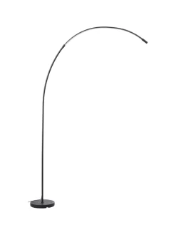 Brilliant Stehleuchten<LED Bogenlampe, 170 cm, 1300 lm, 3000-6500 K, dimmbar, CCT, schwarz