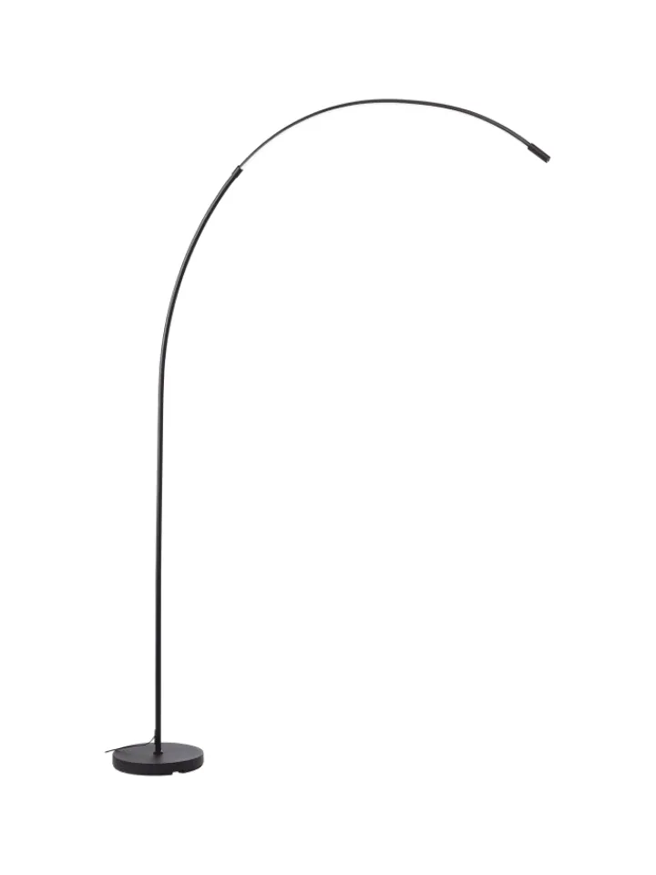 Brilliant Stehleuchten<LED Bogenlampe, 170 cm, 1300 lm, 3000-6500 K, dimmbar, CCT, schwarz