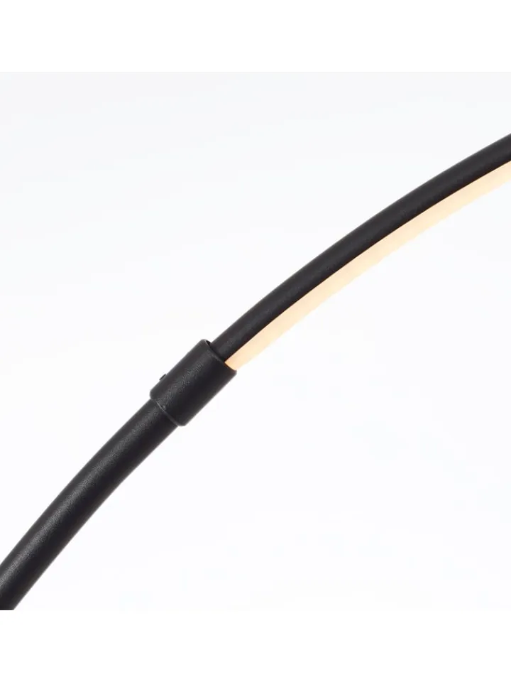 Brilliant Stehleuchten<LED Bogenlampe, 170 cm, 1300 lm, 3000-6500 K, dimmbar, CCT, schwarz