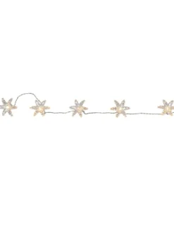MARELIDA Lichterketten & Dekobeleuchtung<LED Deko Lichterkette Blumen Timer L: 1,35m in transparent