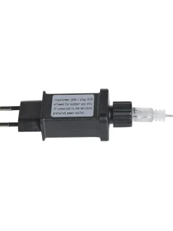 Beliani Lichterketten & Dekobeleuchtung<LED Deko PUKSALA in Silber - (W) 20 x (H) 60 x (L) 20 cm