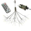 MARELIDA Lichterketten & Dekobeleuchtung<LED Feuerwerk Leuchtstern Firework mit Fernb. D: 25cm in weiß