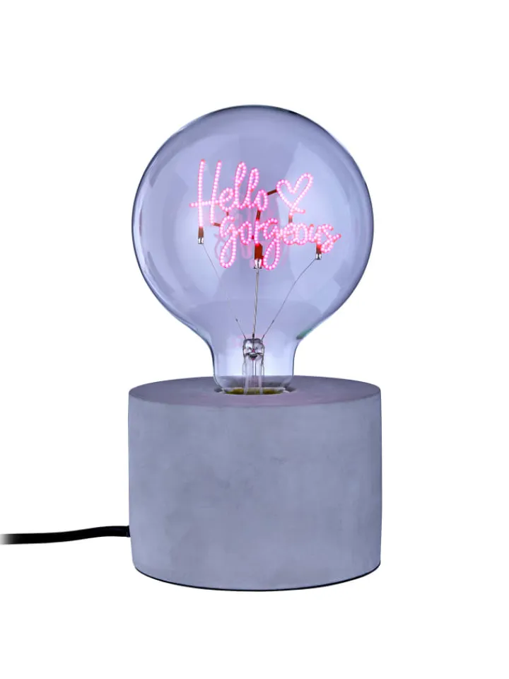 Butlers Leuchtmittel<LED Glühlampe BRIGHT LIGHT Hello in Pink
