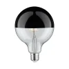 paulmann Leuchtmittel<LED Globe 6,5 Watt E27 Kopfspiegel Schwarzchrom Warmweiß F