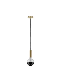 paulmann Leuchtmittel<LED Globe 6,5 Watt E27 Kopfspiegel Schwarzchrom Warmweiß F