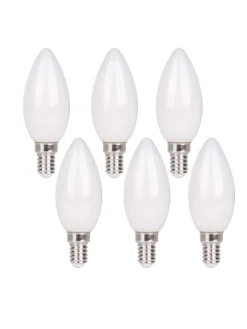 näve Leuchtmittel<LED Leuchtmittel "DAFFY" in weiß - (L)3.5 cm x (B)3.5 cm x (H)10.2 cm - EEK F
