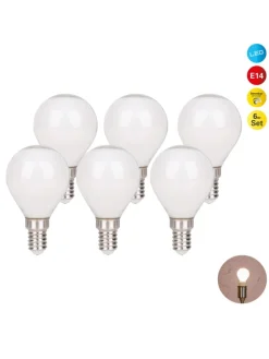 näve Leuchtmittel<LED Leuchtmittel "DAFFY" in weiß - (L)4.5 cm x (B)4.5 cm x (H)7.7 cm - EEK F