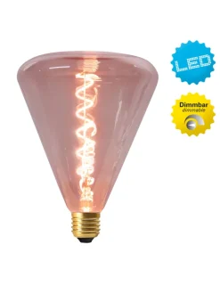 näve Leuchtmittel<LED Leuchtmittel "DILLY" in rot - (L)14.5 cm x (B)14.5 cm x (H)19 cm - EEK G