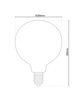 näve Leuchtmittel<LED Leuchtmittel "DILLY MAX" in warmweiß - EEK G