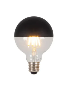 näve Leuchtmittel<LED Leuchtmittel "TOMY" in schwarz - (L)9.5 cm x (B)9.5 cm x (H)13.5 cm - EEK F