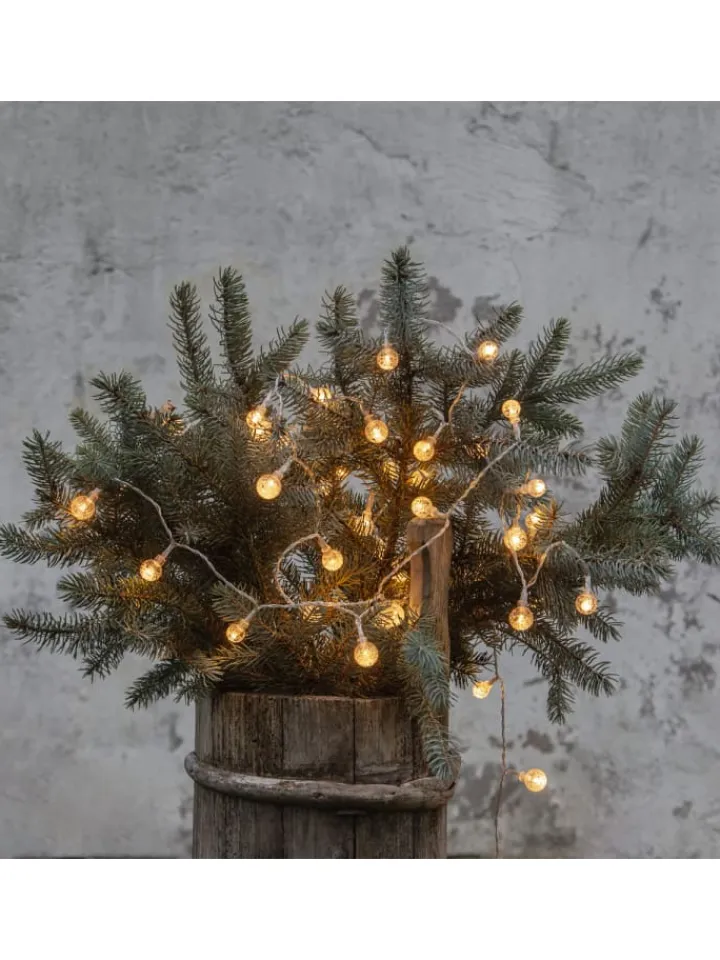 STAR Trading Lichterketten & Dekobeleuchtung<LED Lichterkette BERRY 50 LED Kugeln L: 5m in transparent