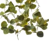 MARELIDA Lichterketten & Dekobeleuchtung<LED Lichterkette Eukalyptus L: 2,9m Timer grüne Blätter Tischdeko