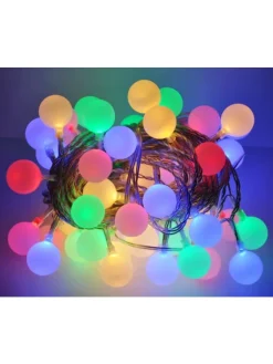 Coen Bakker Lichterketten & Dekobeleuchtung<LED Lichterkette 4,80m 24 Lichter Partylichterkette in Bunt