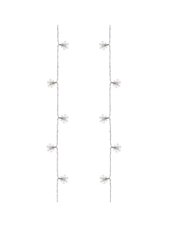 MARELIDA Lichterketten & Dekobeleuchtung<LED Lichterkette Schneeflocken L: 2m in transparent