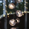 STAR Trading Lichterketten & Dekobeleuchtung<LED Outdoor-Lichterkette ,Partaj, Netzbetrieb, 16 LEDs, klar, warmwe
