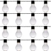 MARELIDA Lichterketten & Dekobeleuchtung<LED Party Lichterkette mit 16 Glühbirnen für Garten L: 4,5m