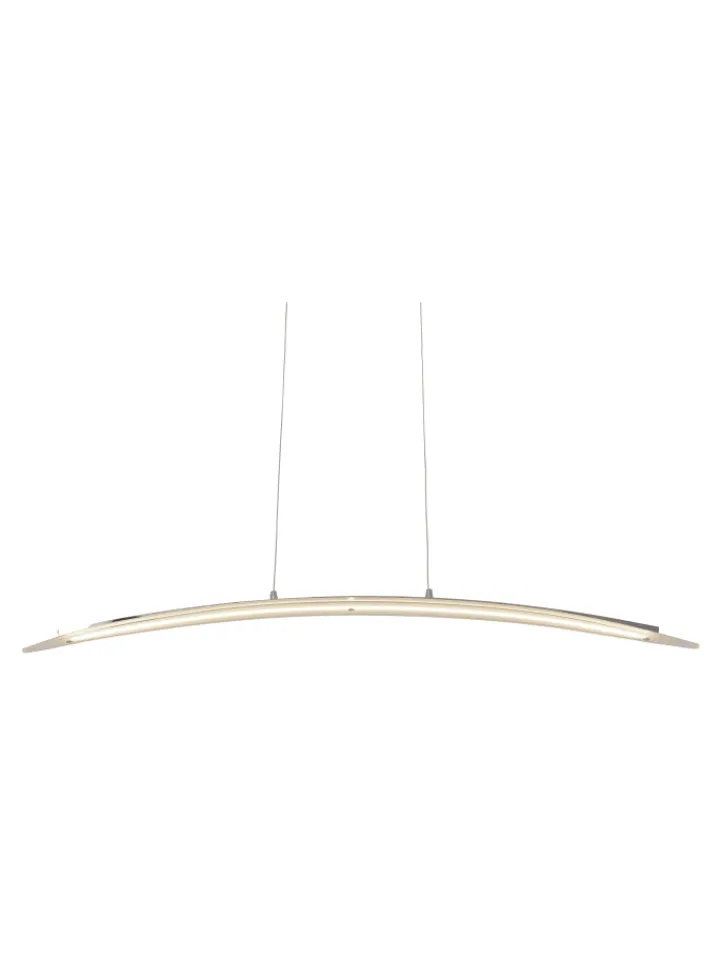 näve Decken- & Hängeleuchten<LED Pendelleuchte "SURF" in chrome - (L)100 cm x (B)8 cm x (H)120 cm - EEK G