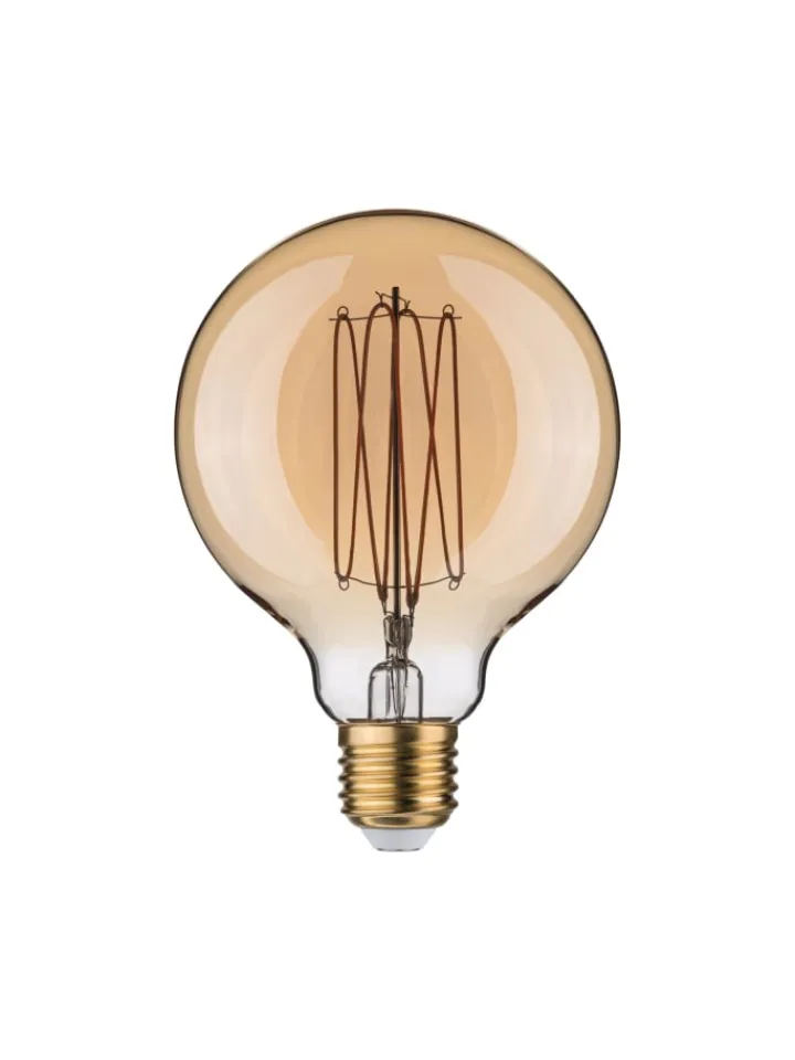 paulmann Leuchtmittel<LED Rustic Shine G95 E27 300lm 4,2W 1800K I 3-step-dim gold 230V