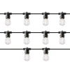 MARELIDA Lichterketten & Dekobeleuchtung<LED Solar Lichterkette Circus mit Glühbirnen L: 4,5m in transparent