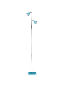 näve Stehleuchten<LED Stehleuchte "AARON" in türkis - (L)19 cm x (B)19 cm x (H)145 cm - EEK E