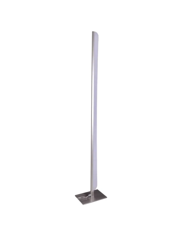 näve Stehleuchten<LED Stehleuchte "BONES 2" in chrome - (L)14 cm x (B)20 cm x (H)125 cm - EEK G
