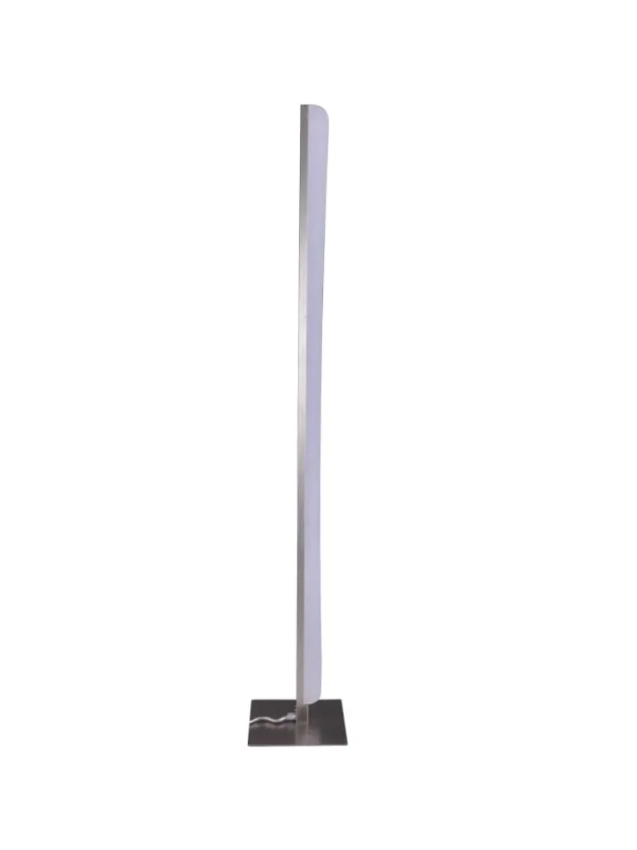 näve Stehleuchten<LED Stehleuchte "BONES 2" in chrome - (L)14 cm x (B)20 cm x (H)125 cm - EEK G