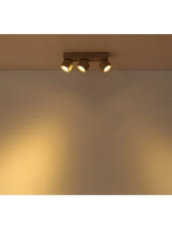 Globo lighting Decken- & Hängeleuchten<LED Strahler "RAE" in gold