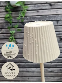 Coen Bakker Tischleuchten<LED Tischlampe dimmbar Touch Farbwechsler IP44 Innen & Außen 36,5x11cm in Grün