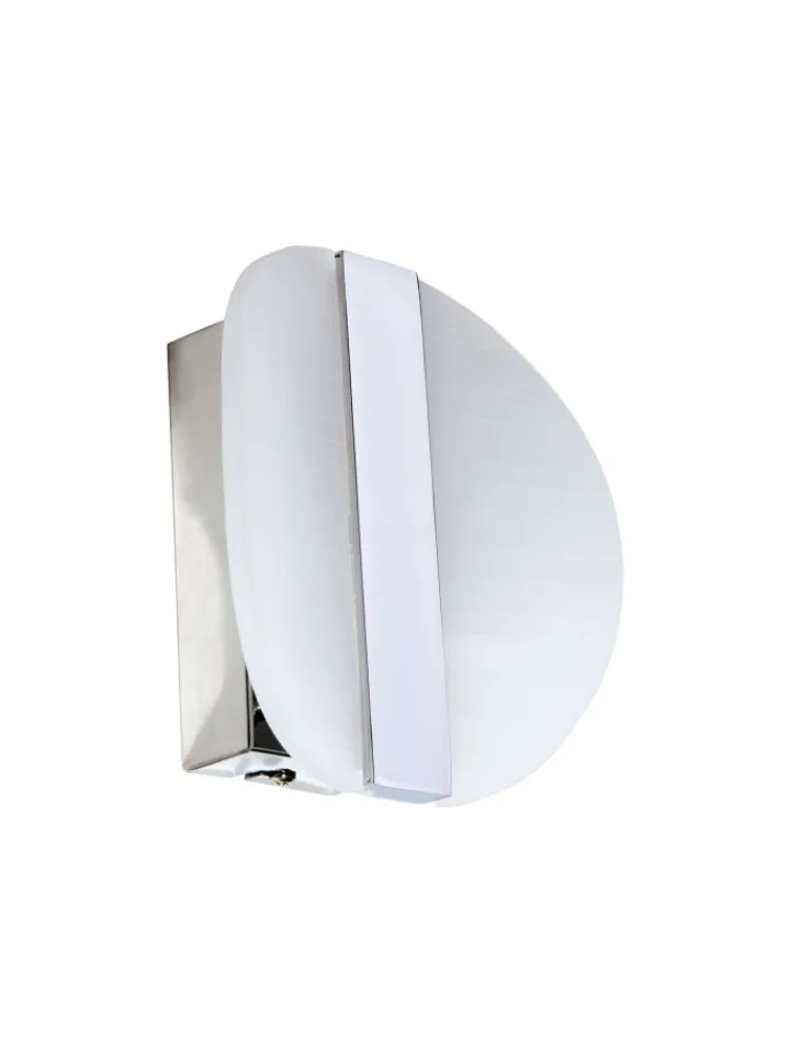 näve Wandleuchten<LED Wandleuchte "DENVER" in chrome - (L)16 cm x (B)16 cm x (H)16 cm - EEK G