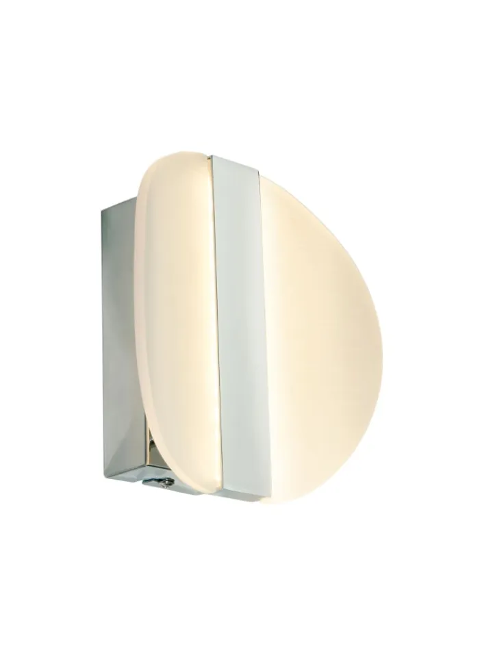 näve Wandleuchten<LED Wandleuchte "DENVER" in chrome - (L)16 cm x (B)16 cm x (H)16 cm - EEK G