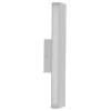näve Wandleuchten<LED Wandleuchte "DUBAI" in chrome - (L)32 cm x (B)7 cm x (H)5.5 cm - EEK E