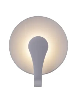 näve Wandleuchten<LED Wandleuchte "STAN" in silber - (L)16 cm x (B)8 cm x (H)19 cm - EEK E