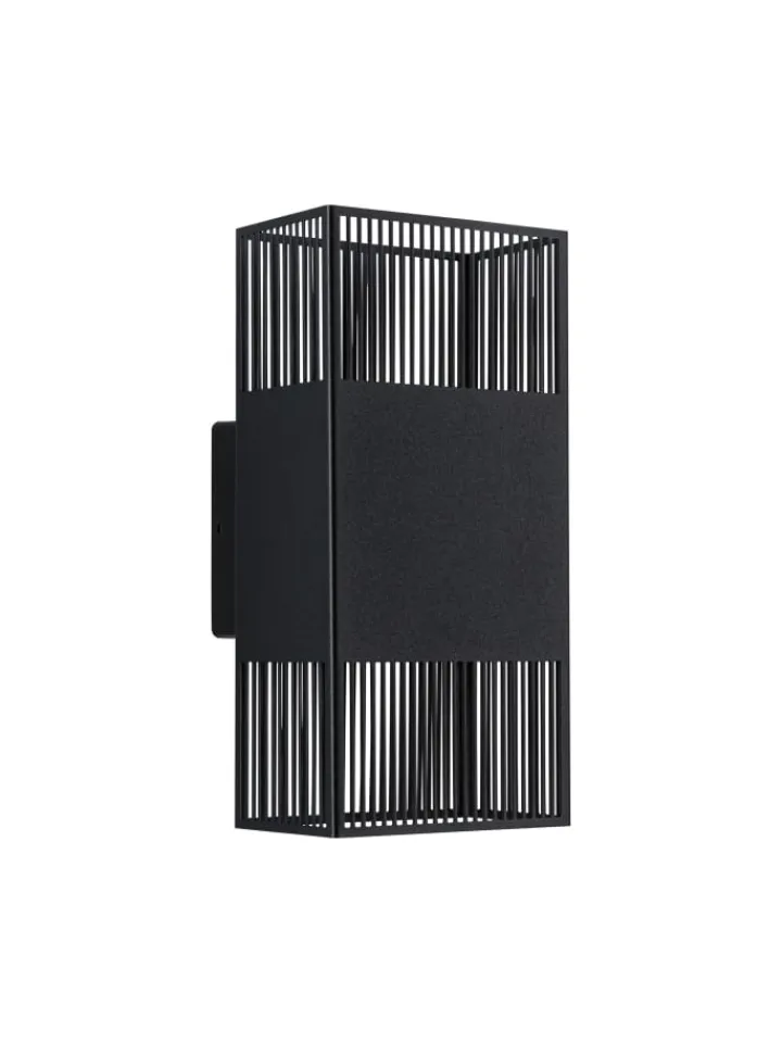 paulmann Wandleuchten<LED Wandleuchte Tharin IP44 3000K 120x104mm 2x3,7W Schwarz