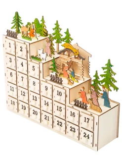 small foot Adventskalender<LED-Adventskalender "Weihnachtskrippe" zum Befüllen