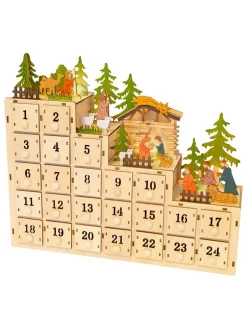 small foot Adventskalender<LED-Adventskalender "Weihnachtskrippe" zum Befüllen