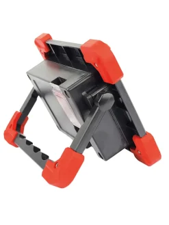 BRÜDER MANNESMANN Außenleuchten<LED-Arbeitsleuchte in Rot/ Schwarz - (B)18,5 x (H)14,2 x (T)5,5 cm
