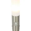 Globo lighting Außenbeleuchtung|Außenleuchten<LED-Außenleuchte "Boston" in Silber - (B)7,6 x (H)40 cm
