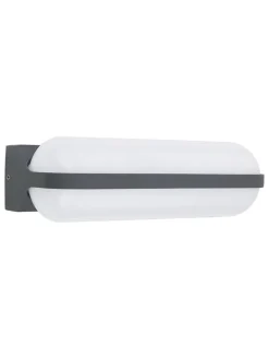 Globo lighting Außenleuchten<LED-Außenleuchte "Honna" in Grau - (B)26 x (H)6 cm