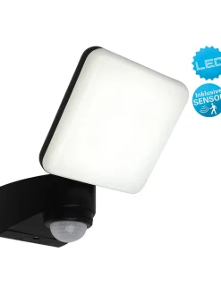näve Außenbeleuchtung|Außenleuchten<LED-Außenleuchte in Anthrazit - EEK G (A bis G) - (B)14 x (H)23 cm