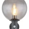 Globo lighting Außenleuchten|Außenbeleuchtung<LED-Außenleuchte in Anthrazit - (H)37 x Ø 25 cm