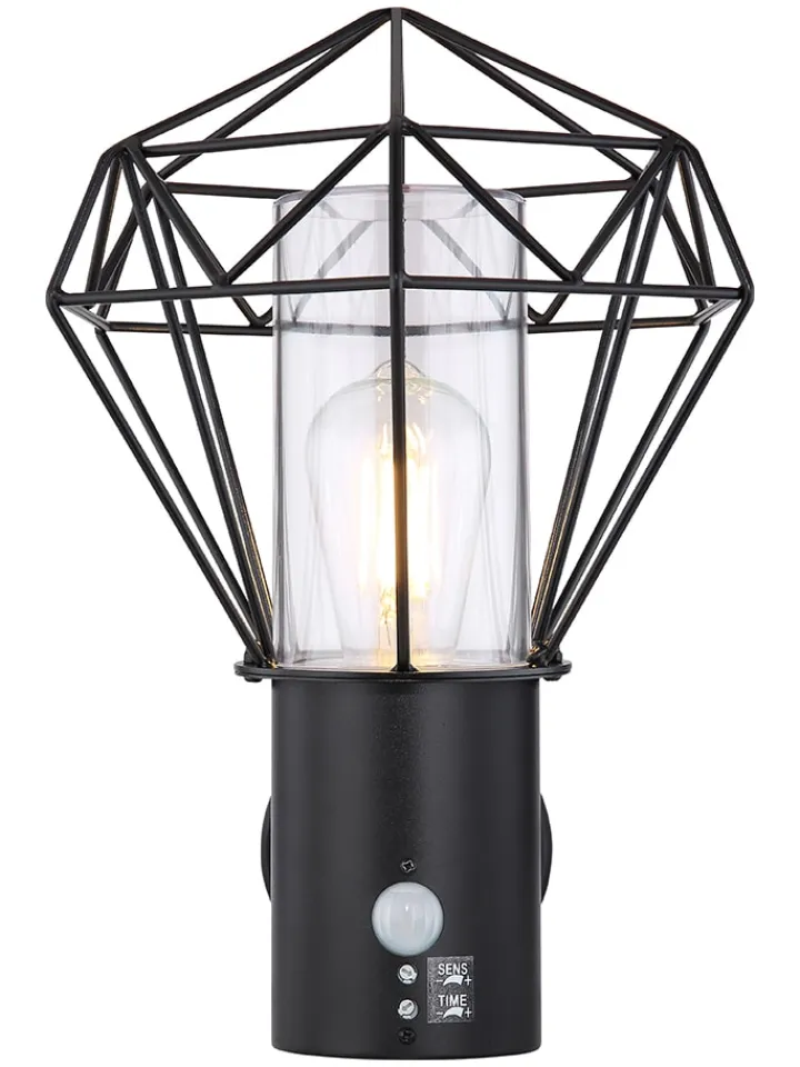 Globo lighting Außenleuchten<LED-Außenleuchte in Schwarz - (B)22,5 x (H)34 cm