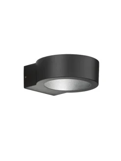 FISCHER & HONSEL Außenleuchten<LED-Außenleuchte "Torres" in Schwarz - (B)12,5 x (H)4,5 cm