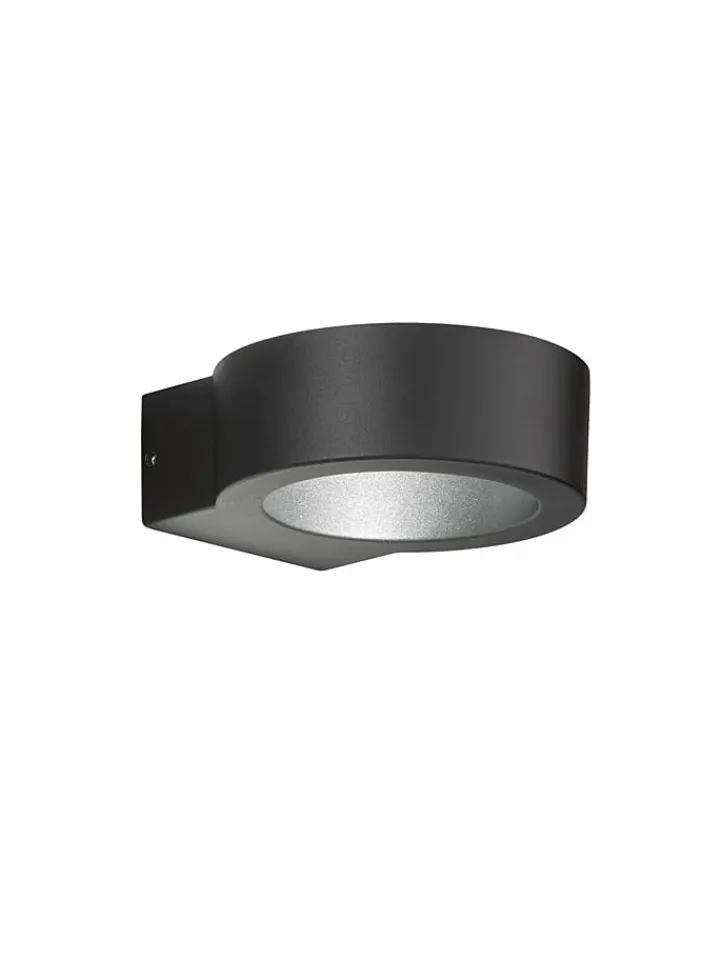 FISCHER & HONSEL Außenleuchten<LED-Außenleuchte "Torres" in Schwarz - (B)12,5 x (H)4,5 cm