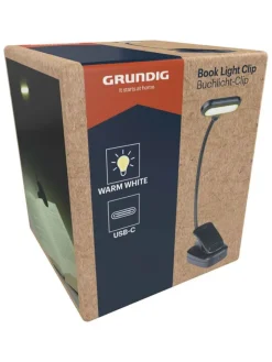 GRUNDIG Lichterketten & Deko-Leuchten<LED-Buchleuchte in Schwarz - (H)53 cm