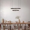 näve Decken- & Hängeleuchten<LED-CCT-Hängeleuchte "Circulo" in Schwarz/ Creme - EEK G (A bis G)
